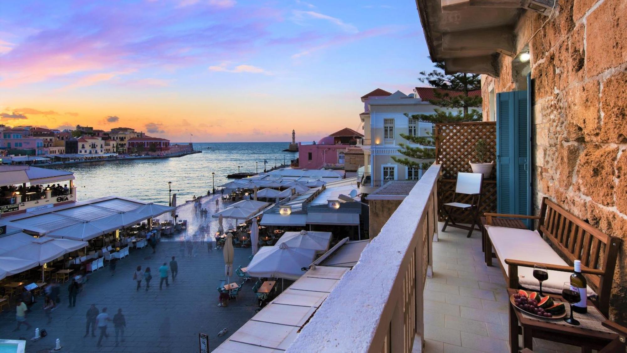 Ferienwohnung Vista Del Puerto Chania  Exterior foto